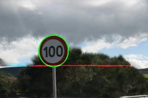 Figure 3: Detection for circular road signs lar signs,
