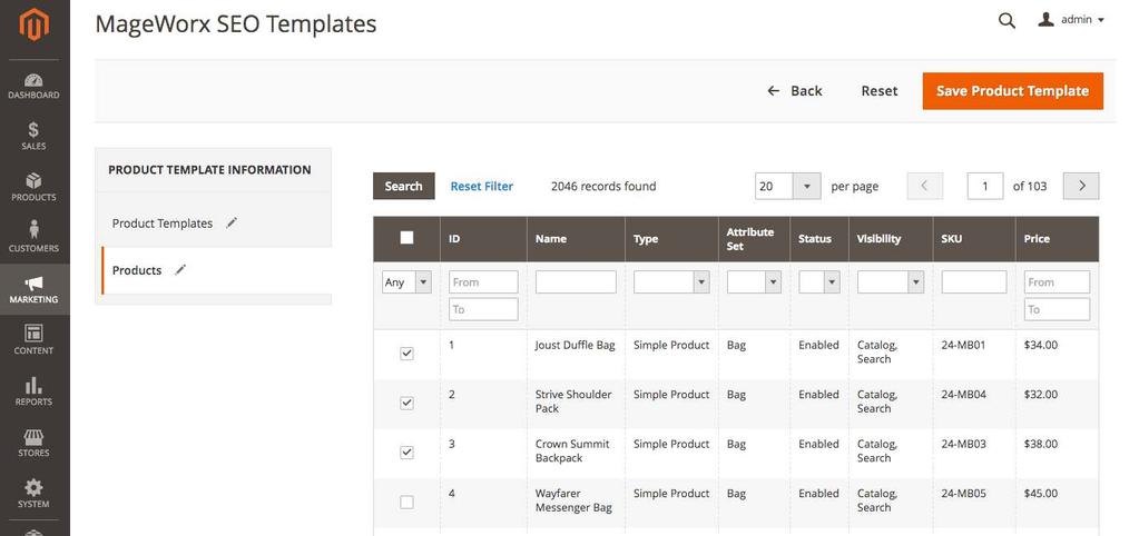 14. SEO Meta Templates for Product Pages Switch to the Products tab.