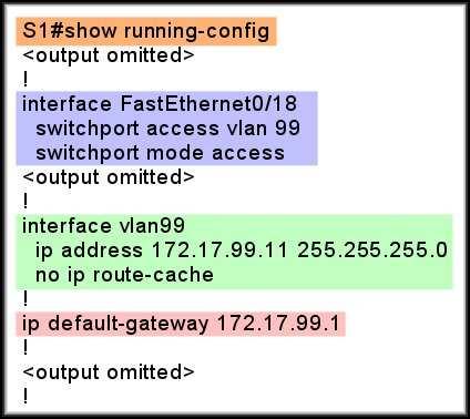 Basic Switch Configuration Verify Configuration: CCNA3-67