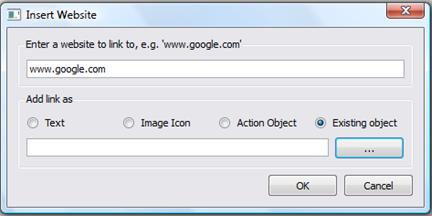 Text: Image Icon: Action Object: Drag this box over a part of your flipchart to open the