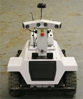 Figure 1. LAGR robot. The LAGR also has three main position sensors. The first is a global positioning unit.