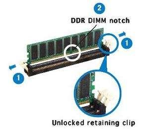 3. Firmly insert the DIMM into the socket