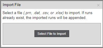 19. To import files, you can simply click on the Import File button at the top right. This will open the file import dialog box.