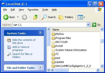Step1: Create a folder named MyFirm in the C disk.