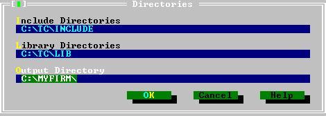 Step10: Click the Option/Directories.
