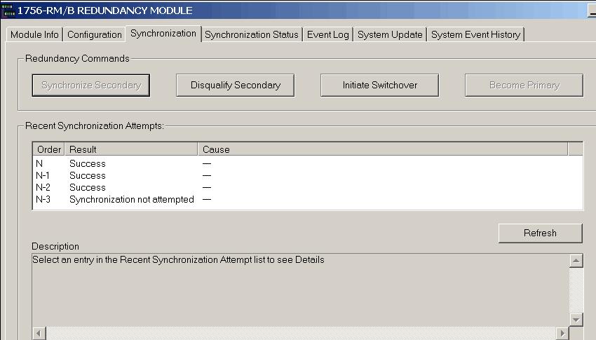 ControlLogix Enhanced Redundancy System, Revision 16.081_kit4 69 36. On the Synchronization tab click Initiate Switchover, and then click Yes. 37.