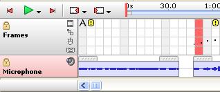 Split the audio tracks: 1) Select the audio track that you want to split
