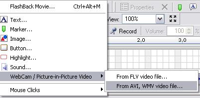 5.1 Importing picture in picture video: AVI & WMV formats You can embed videos in other formats (apart from.fbr), such as AVI & WMV.