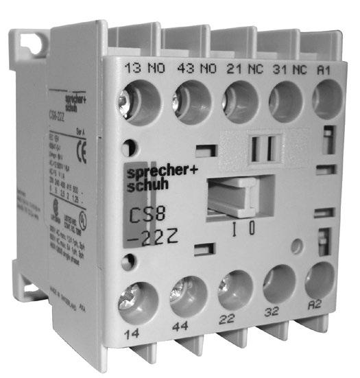 CS8 Industrial Control Relays Despite increasing complexity, control systems and installations must become increasingly compact.