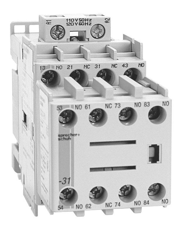 Series CS7-8 Pole, AC Coil CS7 Complete Assemblies - 8 Pole, AC Control ➊➎ CS7 Relay Contact Arrangement and Numbering Contacts ➊ AC Operation NO NC Catalog Number Price 23 33 43 51 61 71 81 24 34 44
