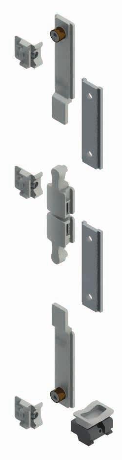 Side-Hung opening FITTINGS FOR EXTERNAL MECHANISM - Compression adjustment +/- 1mm -