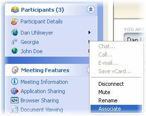 Q: How do I dial out to a participant from within a meeting using Reservationless- Plus? A: To dial out to a participant: 1 In the Meeting Bar, click Participant Details.