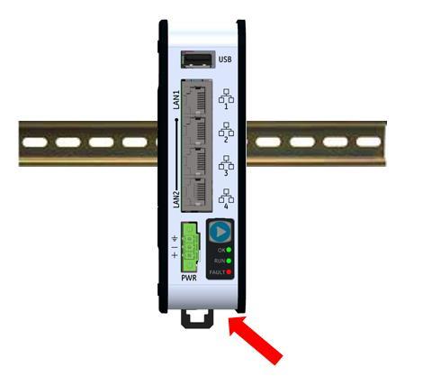 2.3. Grounding Proper grounding of the CPE100 is essential using the provided ground terminal as shown