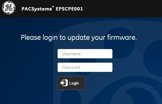5. Firmware upgrade procedure EPSCPE100 comes with the default IP address 192.168.0.100 assigned to the Ethernet Port of LAN1, user can change the default IP address through PME (Proficy Machine Edition).