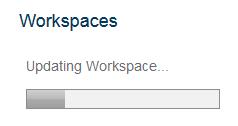 Opening a workspace If you selected Save As, the Save Workspace dialog box opens. Continue with the next step in this procedure. 3. Type a workspace name and click Save.