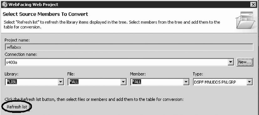 Use the same user ID that you used when running the Order Entry application in Reviewing the 5250 order entry
