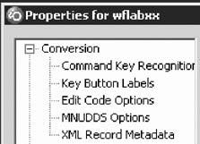 You have to add this prefix pattern to the WebFacing Tool conversion rules in the WebFacing Properties dialog. To add a new command key description pattern to WebFacing conversion rules: 1.