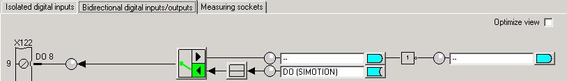 Cam Track TO - Part II 4.3 Configuring the TO Cam Track 4. Click the button to switch between the input and output for the digital inputs/outputs (DO 8 to DO15).