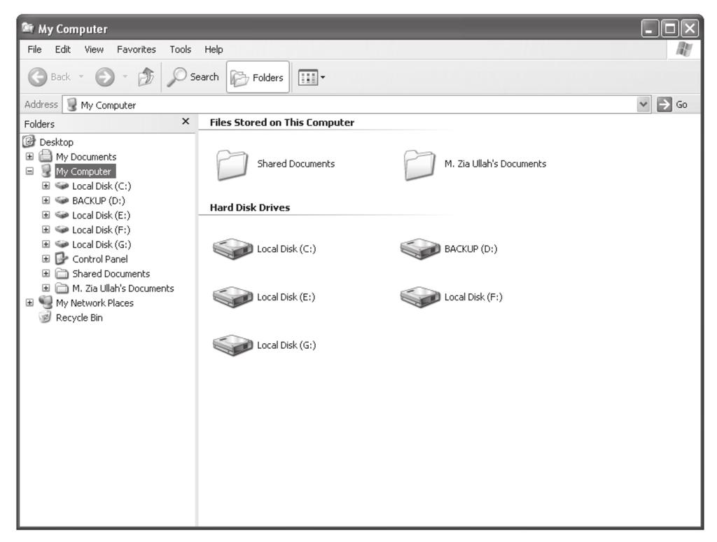 Q3. Label the Explorer window. Marks 20 Q1. Q2. Q3. Subjective Define the Folder and the File.