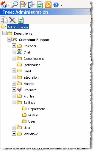 Cisco Interaction Manager Supervision Console User s Guide Locate the department settings folder for your department 3. In the List pane, select the Department Group of settings. 4.