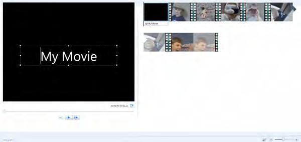TECHNODRAMA Add a Text Overlay Place Text Before a Selected Clip Click on the very first shot in the storyboard. On the Home tab, find the Add group. Click Title.