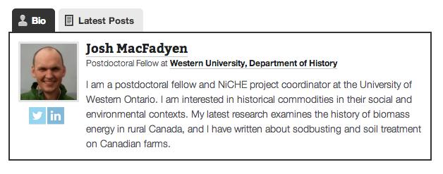 Editing your profile Given that NiCHE is a network you ll probably want to provide information about you/your research for your peers on the site.