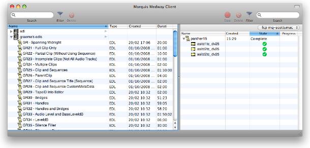 The video server can either be searched as whole, or Medway can link to Media Asset Management systems and the results of any searches shown in the explorer window.
