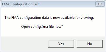 FMA Configuration Utility (Cont.
