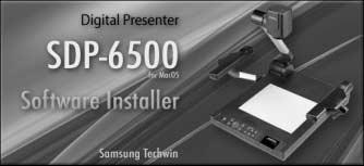 Installing Samsung Digital Presenter Viewer Software Note The Samsung Digital Presenter Viewer software lets you control your Samsung Digital Presenter on your Macintosh, save the images and print