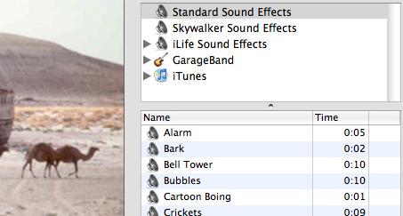 Choosing Sound Clips This section details how to select sound clips from folders.
