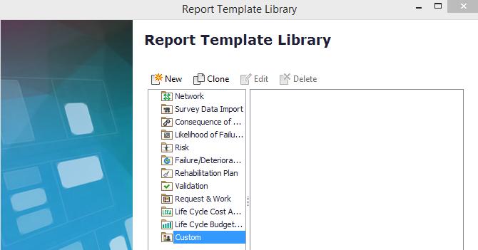CREATING CUSTOM REPORT: STEP 1, SETUP AND ADDING THE DATA 1. In the Toolbox within the IM Operation Center, right-click on Advanced Report and click New. 2.
