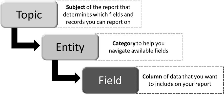 18 Dayforce HCM Creating Reports using Report Designer Part 1 Next, select the Topic that contains the fields that you want to include in your report.