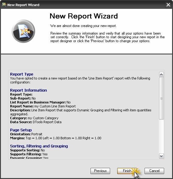 SI5 User and Administration Guide 535 The next screen allows you to save report parameters.