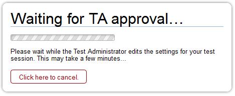 Sample Your Tests Screen Available tests are shaded green and indicate whether the student will be starting a new test opportunity or resuming an opportunity.