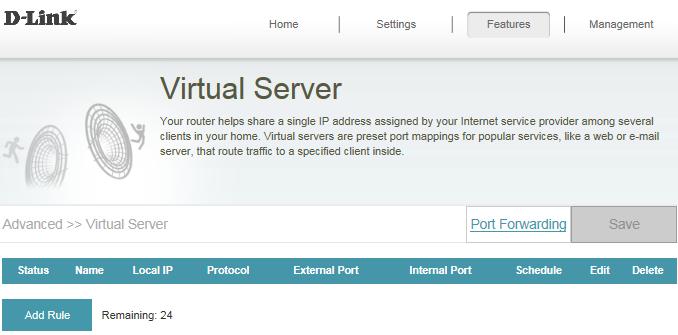 Enter a name for the rule (i.e. Web Server 1) - Local IP: Specify the IP address of the device you are