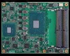 New Product Highlights System on Modules CEM510 >>Page 78 COM Express Type 6 Module with 7th Gen Intel Xeon and Core i7/i5/i3 Processor, Intel CM238/QM175/HM175 Chipset 7th gen Intel Xeon