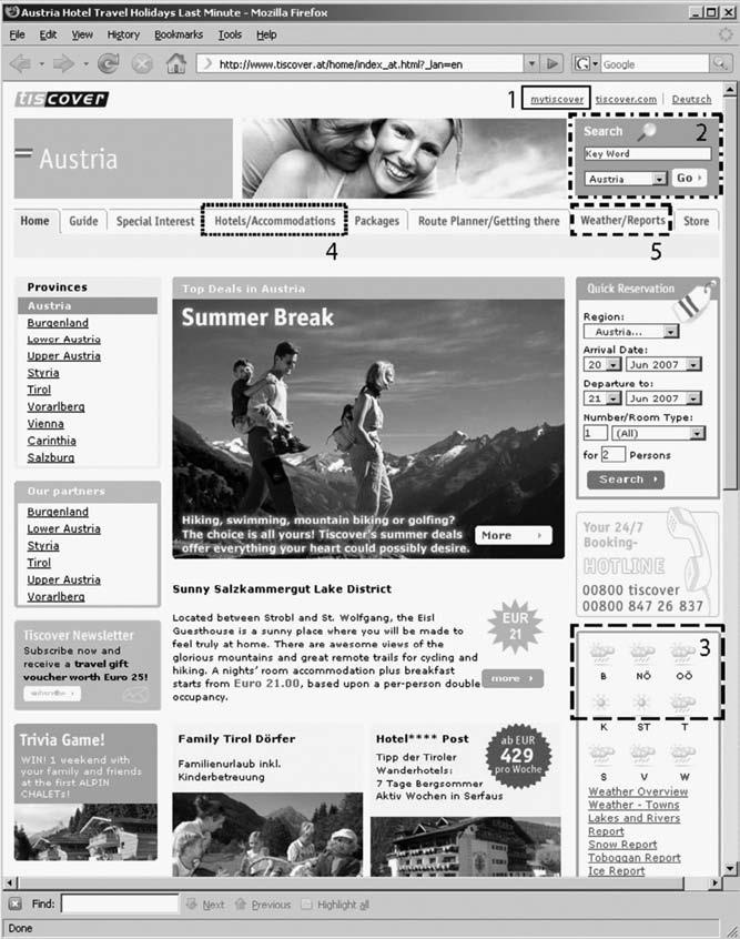 IJWIS 4,3 244 Figure 3. The tiscover start page additional and possibly easier way of content management.