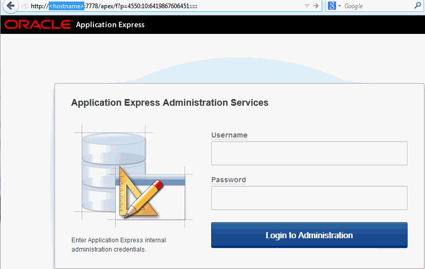 Summary The most common scenario of setting up an Oracle Application Express production environment is to separate the database tier and middle-tier.