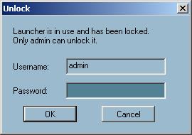 68 Using IP surveillance Software (continued) Launcher (continued) When Launcher is locked, the unlock window will appear, prompting for the user password in order to unlock.
