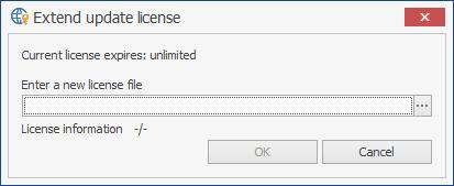 3 Extending the license The license extension will be performed if the user only uses the SSC offline.