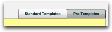 Pro Templates Near the top, you ll see a Pro templates tab: Pro templates offer a number of additional options, most notably additional transitions: Fade, Slice, Blinds, Wipe, and Random.
