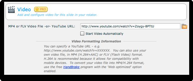video from the slide altogether by deleting the value in the URL box: If you re going to change the video source, it s generally easier to fully remove the slide (by