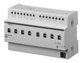 , GH Q631 0047 R0111 The 8-fold switch actuator is a DIN rail mounted device for insertion in the distribution board. It is connected to the EIB via a bus terminal.