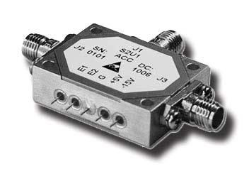 Switches Single-Pole, Two-Throw Switches The S2 series of single pole, two throw PIN diode switches span the frequency range of 10MHz to 18GHz and available with with absorptive or reflective inputs.