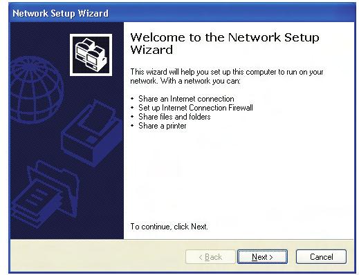 Networking Basics Using the Network Setup Wizard in Windows XP In this section you will learn how to establish a network at home or work, using Microsoft Windows XP.