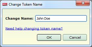 token: 1. Launch the RSA Software Token application. 2.