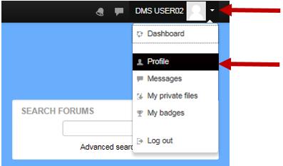 Figure 4.3-1. User Settings Dropdown Figure 4.3-2. User Profile On the Edit Profile page, click Preferences as shown in Figure 4.