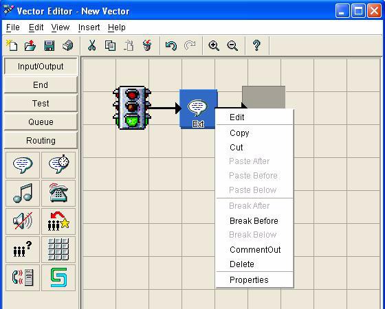 Using Vector Editor 3. You are going to create a new vector in which the first step is an announcement.
