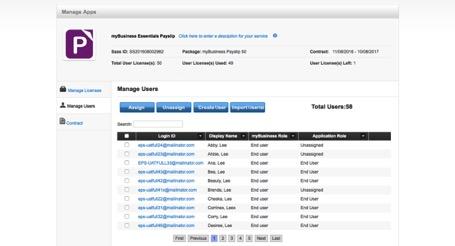 Part 2 of 3 Manage Users Assign Click on Manage User tab on left panel. You can view and manage users from here.