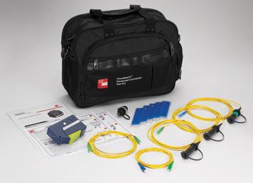 CommScope s Hardened Connector Test Kit is a durable, waterproof and portable bag that houses all the testing and maintenance tools needed for a hardened connector architecture.